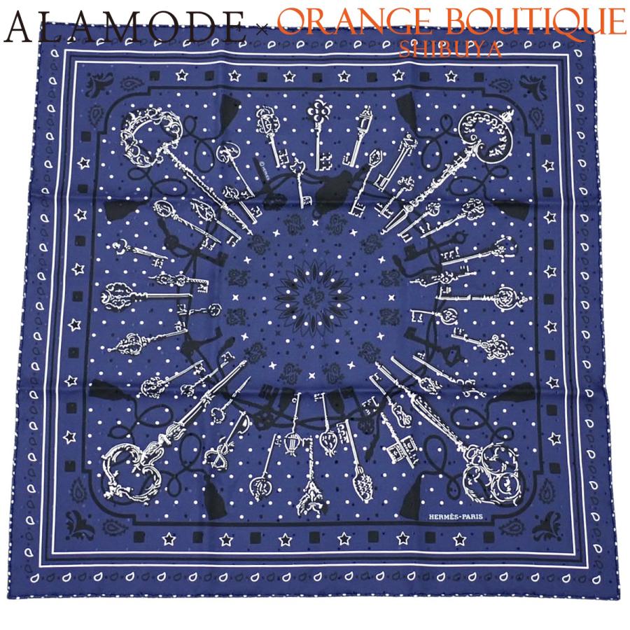 新品未使用　エルメス　カレ55 バンダナ HERMES（エルメス） Les Cles Bandana レ・クレ・バンダナ カレ55