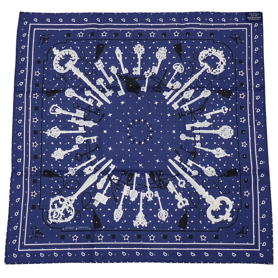 HERMES（エルメス） Les Cles Bandana レ・クレ・バンダナ カレ55