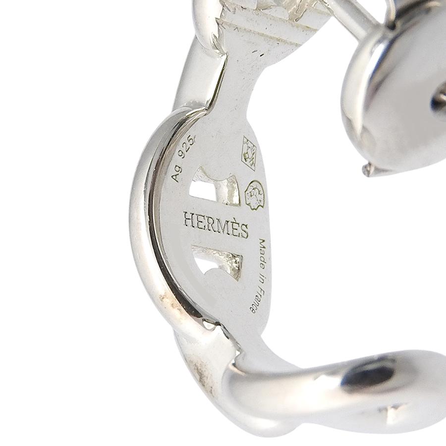 HERMES シェーヌダンクル アンシェネ ピアス シルバー HERMES（エルメス） シェーヌダンクル アンシェネ ピアス シルバー