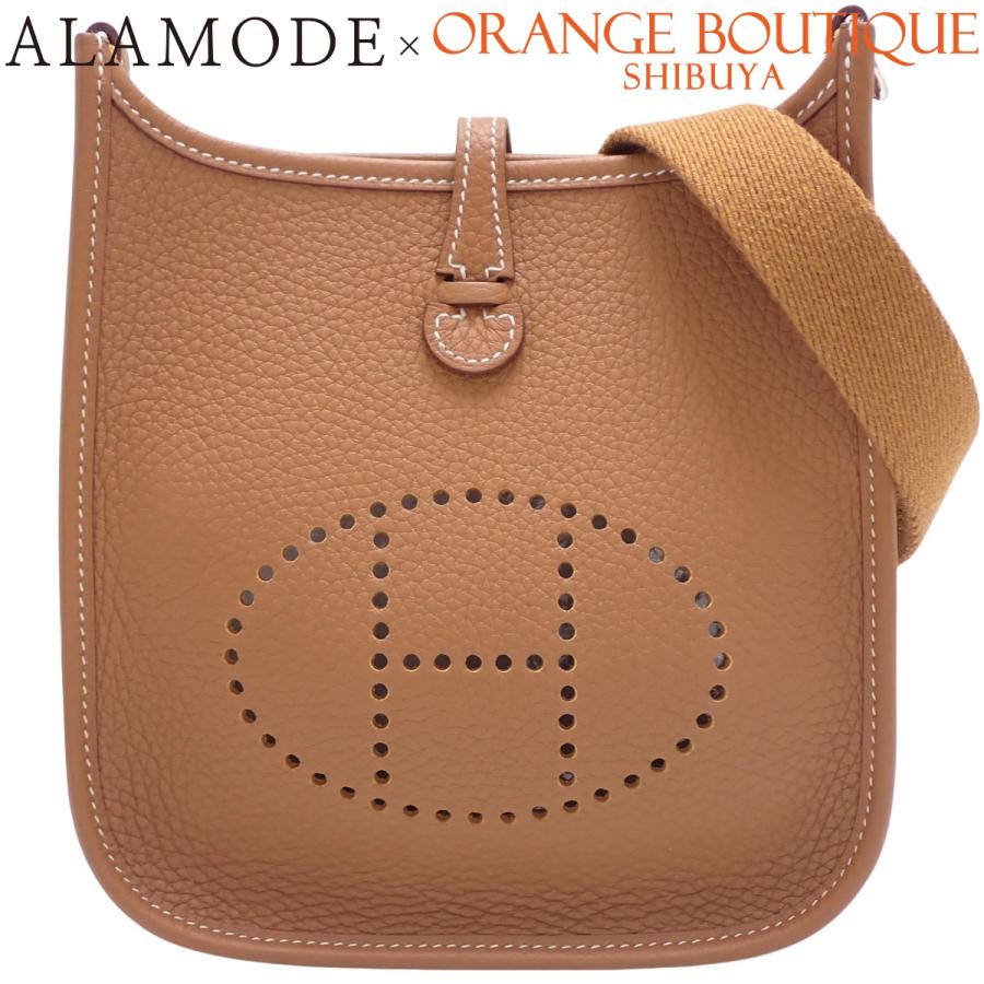 HERMES（エルメス） エブリン アマゾンTPM ゴールド ブラウン茶