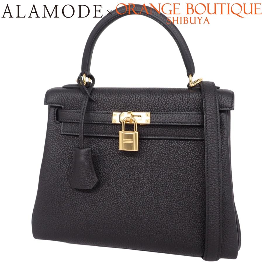 HERMES（エルメス） 【未使用】 ケリー25 (内縫い) ブラック 黒 トゴ