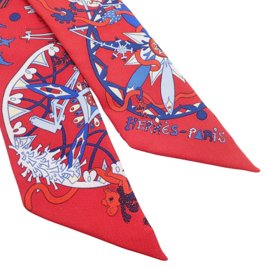 美品　HERMES ツイリー　エルメス Parade ラ フォル パラード HERMES（エルメス） La Folle Parade ラフォルパラード ツイリー