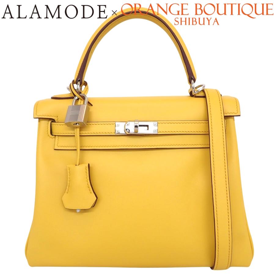 HERMES（エルメス） ケリー25 (内縫い) サン イエロー ヴォースイフト