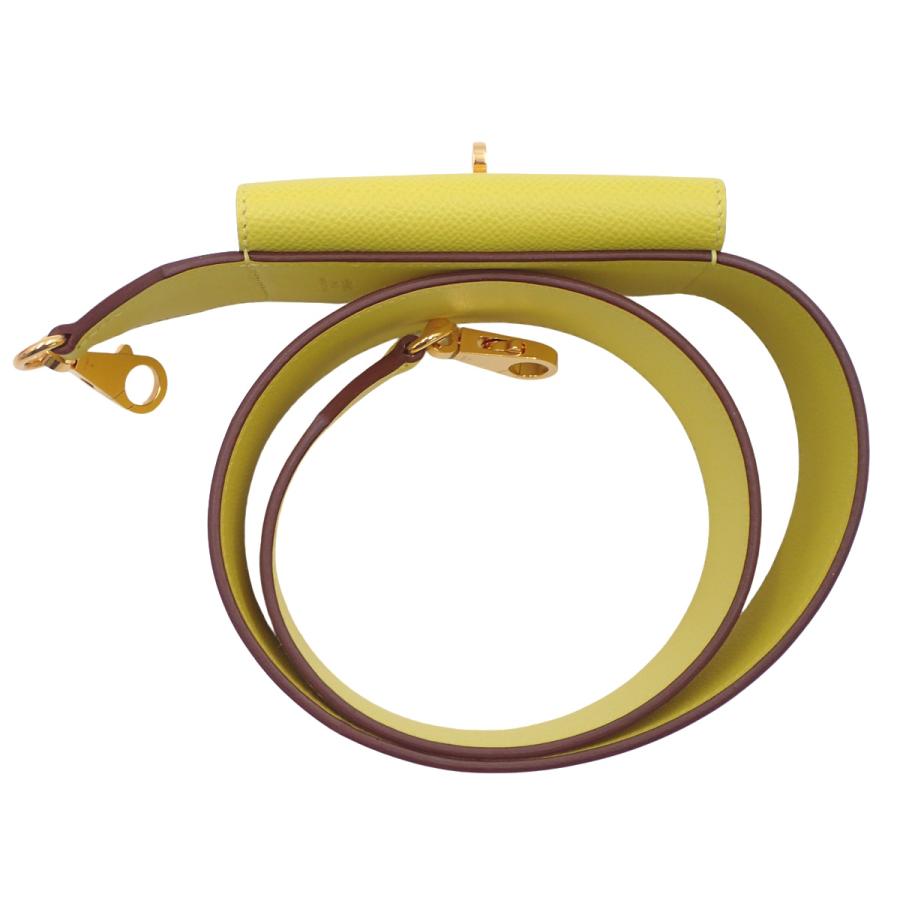 HERMES（エルメス） ケリーポケット バンドリエール ライム 黄