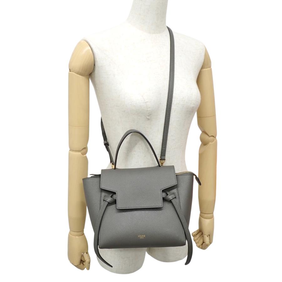 CELINE（セリーヌ） ベルトバッグ ナノ ハンドバッグ 2WAY ショルダー 