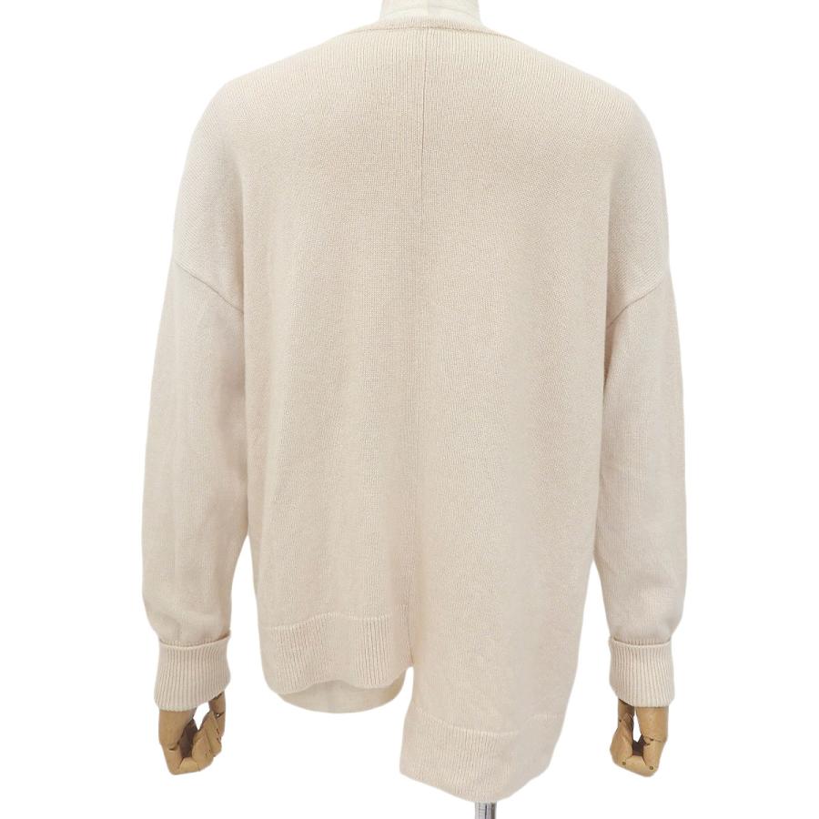LOEWE(ロエベ) アナグラム Vネックニット ニット/セーター アパレル セーター XS カシミヤ ベージュ 40802196306【アラモード】 | LOEWE | 01