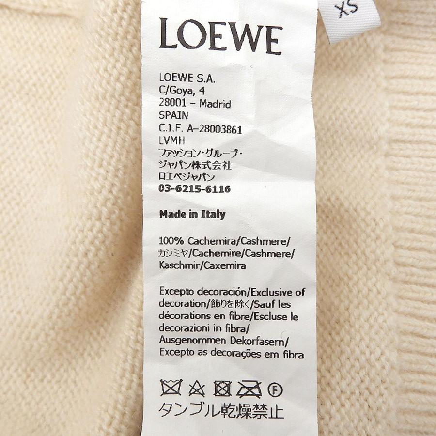 LOEWE(ロエベ) アナグラム Vネックニット ニット/セーター アパレル セーター XS カシミヤ ベージュ 40802196306【アラモード】 | LOEWE | 03