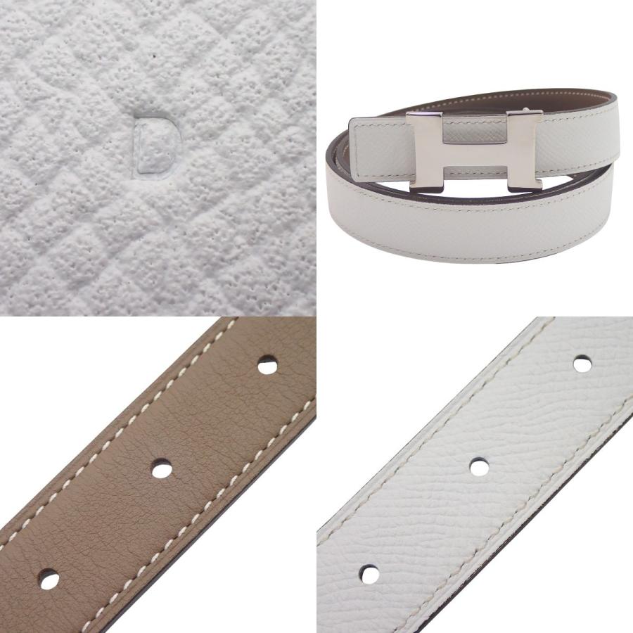 HERMES（エルメス） Hベルト リバーシブル 24mm エトゥープ/エトープ