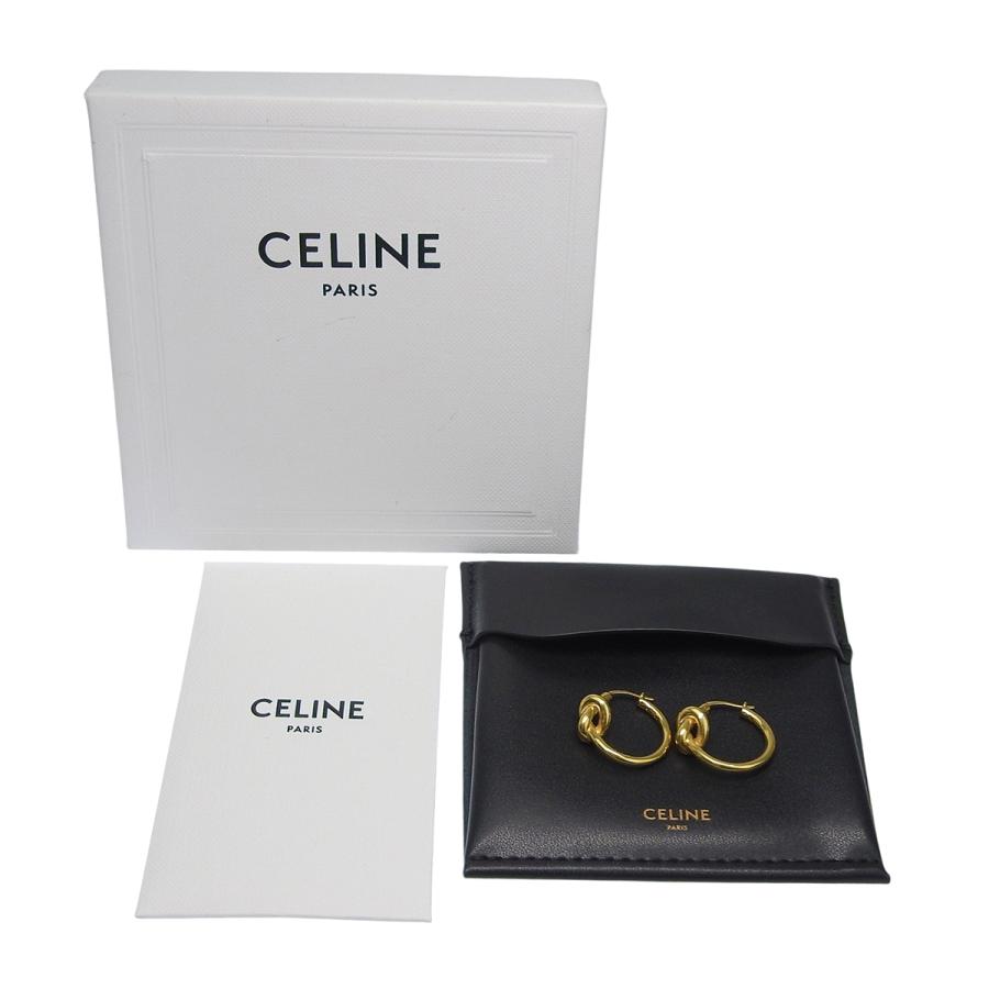 CELINE（セリーヌ） ノット スモールフープ 46N556BRA.35OR メタル(GP