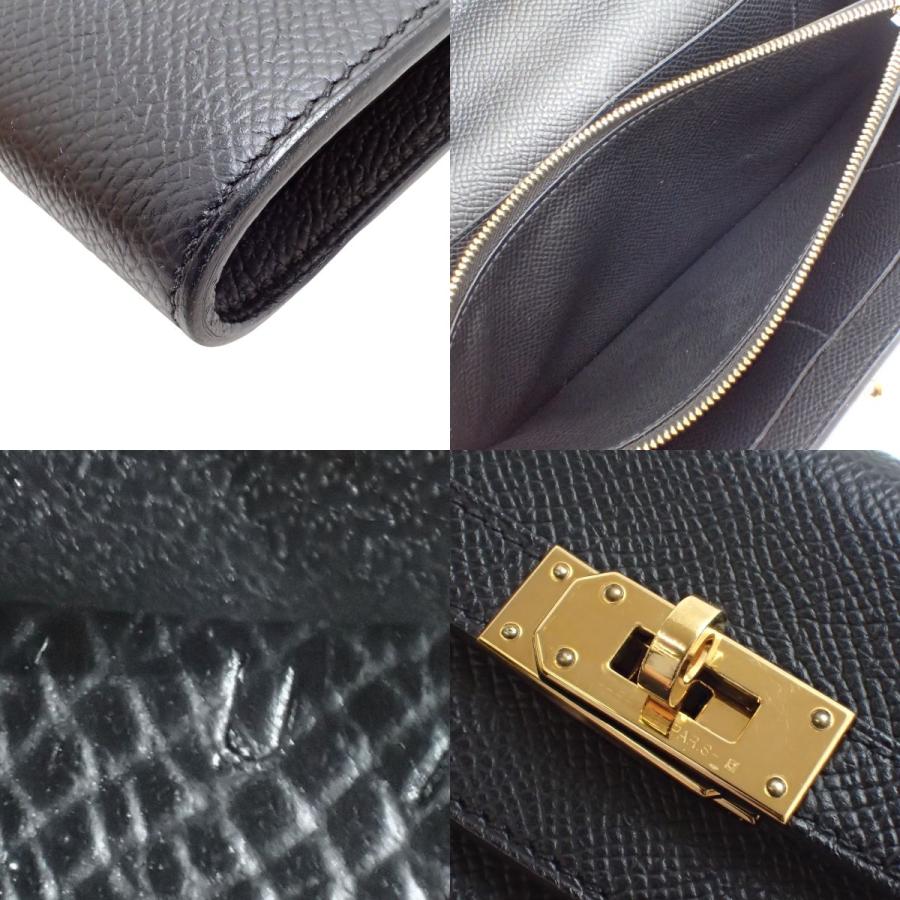HERMES（エルメス） ケリーウォレット トゥーゴー ブラック黒 エプソン 