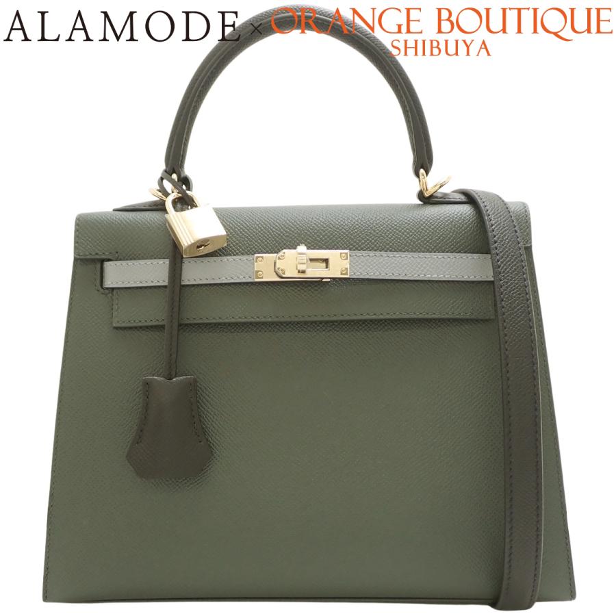 HERMES（エルメス） 【新品】エルメス ケリー25 (外縫い) トリコロール