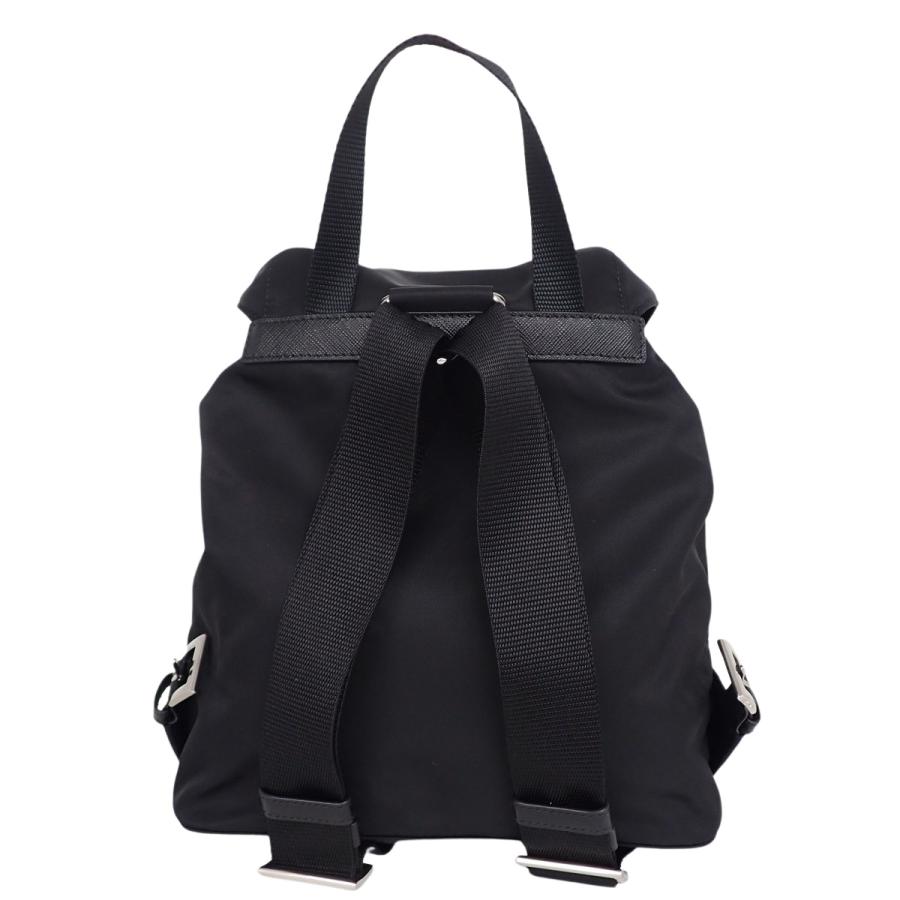 美品✨PRADA プラダ　Re-Nylon 三角ロゴ　リュック　ブラック PRADA（プラダ） Re-Nylon バックパック リュックサック 三角ロゴ