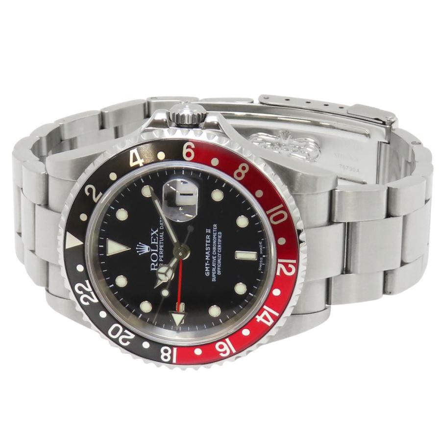 【保証書付】ロレックス GMT-マスター2 16710 SS F番 ブラック 自動巻き メンズ 40802201095【中古】【アラモード】 | ROLEX | 01