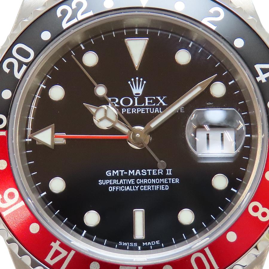 【保証書付】ロレックス GMT-マスター2 16710 SS F番 ブラック 自動巻き メンズ 40802201095【中古】【アラモード】 | ROLEX | 02