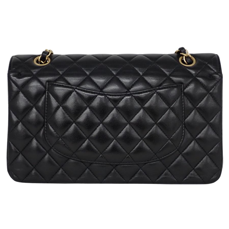 CHANEL(シャネル) マトラッセ ココマーク Wフラップ25 チェーンショルダーバッグ アイコン ラム 黒 A01112 40802201142【アラモード】 | CHANEL | 01