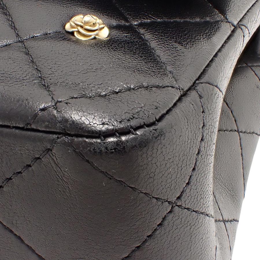CHANEL(シャネル) マトラッセ ココマーク Wフラップ25 チェーンショルダーバッグ アイコン ラム 黒 A01112 40802201142【アラモード】 | CHANEL | 07