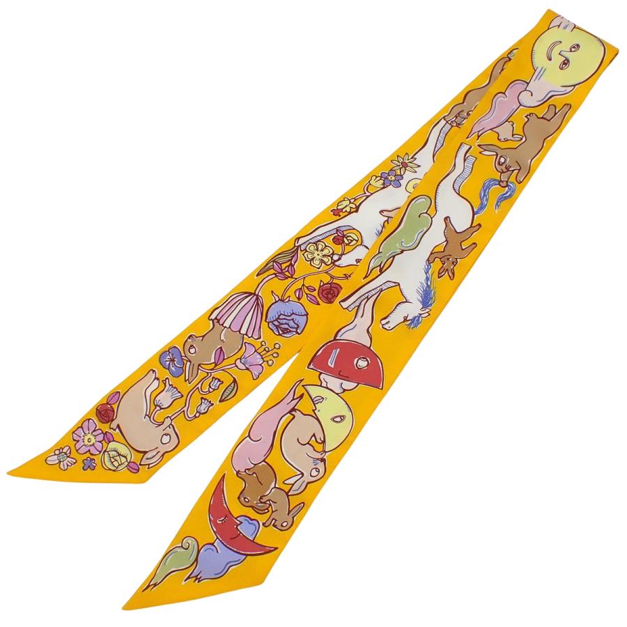 HERMES（エルメス） Mille Et Un Lapins 千と一のウサギ ツイリー