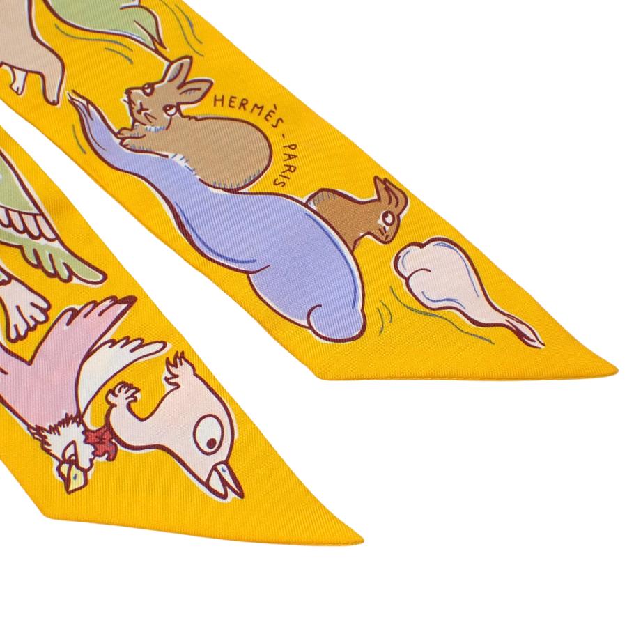HERMES（エルメス） Mille Et Un Lapins 千と一のウサギ ツイリー