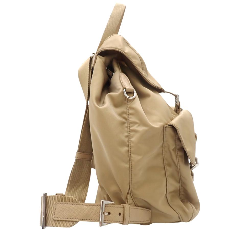 プラダ ポーチ付 ミディアム Re-Nylon バックパック ナイロン デザートベージュ 1BZ811_RV44_F0F24_V_OTO 40802201247【アラモード】 | PRADA | 03