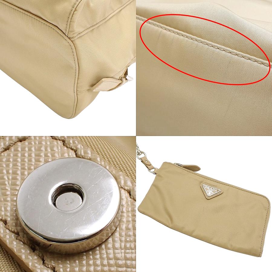 プラダ ポーチ付 ミディアム Re-Nylon バックパック ナイロン デザートベージュ 1BZ811_RV44_F0F24_V_OTO 40802201247【アラモード】 | PRADA | 07