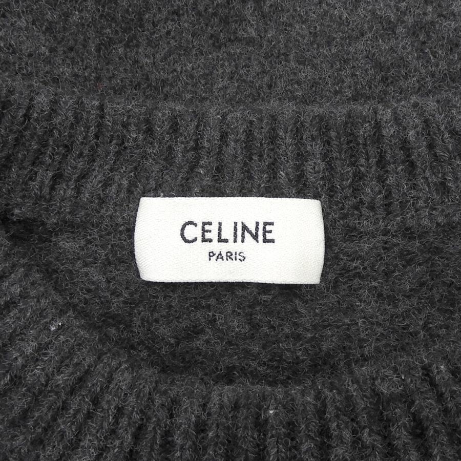 CELINE(セリーヌ) トリオンフ クルーネック セーター ニット  XL ウール カシミヤ グレー 2AC85048T レディース 40802201549【アラモード】 | CELINE | 02