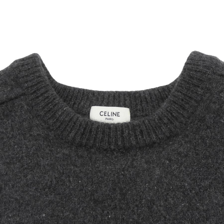 CELINE(セリーヌ) トリオンフ クルーネック セーター ニット  XL ウール カシミヤ グレー 2AC85048T レディース 40802201549【アラモード】 | CELINE | 04