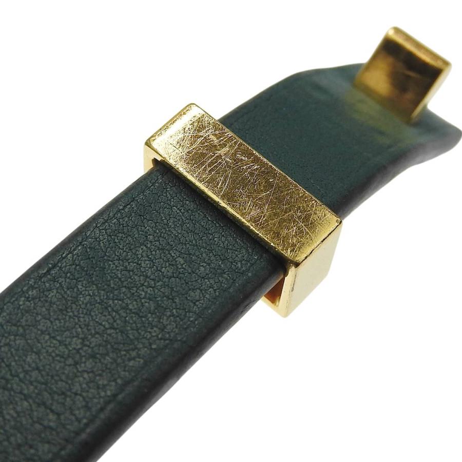 HERMES（エルメス） ミニドッグ ブレスレット レザー T2 バングル