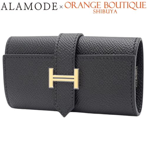 正規品　HERMES エルメス　ベアン　ヴォーエプソン　４連　キーケース エルメス ベアン 4連キーケース エトゥープ ヴォーエプソン ユニ