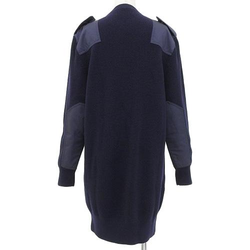 PRADA PRADA(プラダ) ニットワンピース ワンピース 38 ウール ネイビー  