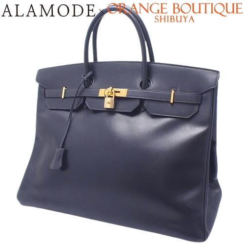 HERMES HERMES(エルメス) バーキン 40 ネイビー紺 ボックス HERMES HERMES(エルメス) バーキン 40 ネイビー紺 ボックス