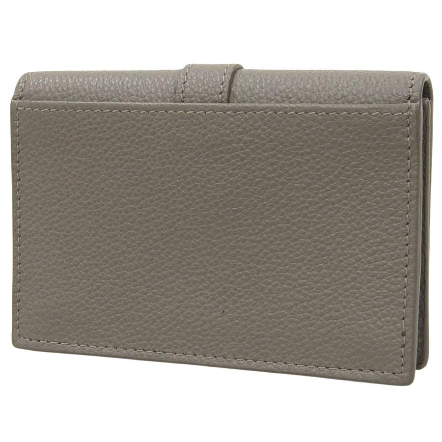 SAINT LAURENT PARIS(サンローランパリ) YSLライン カードケース 名刺入れ 小物 二つ折り レザー グレー 40803003137【アラモード】 |  | 01