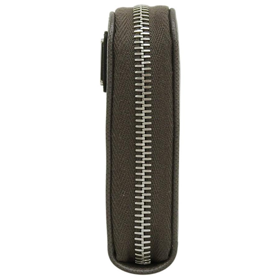 プラダ サフィアーノトライアングル ジップアラウンド財布 スモーキーグレー シルバー金具 2ML317_QHH_F0170 40803003152【アラモード】 | PRADA | 02