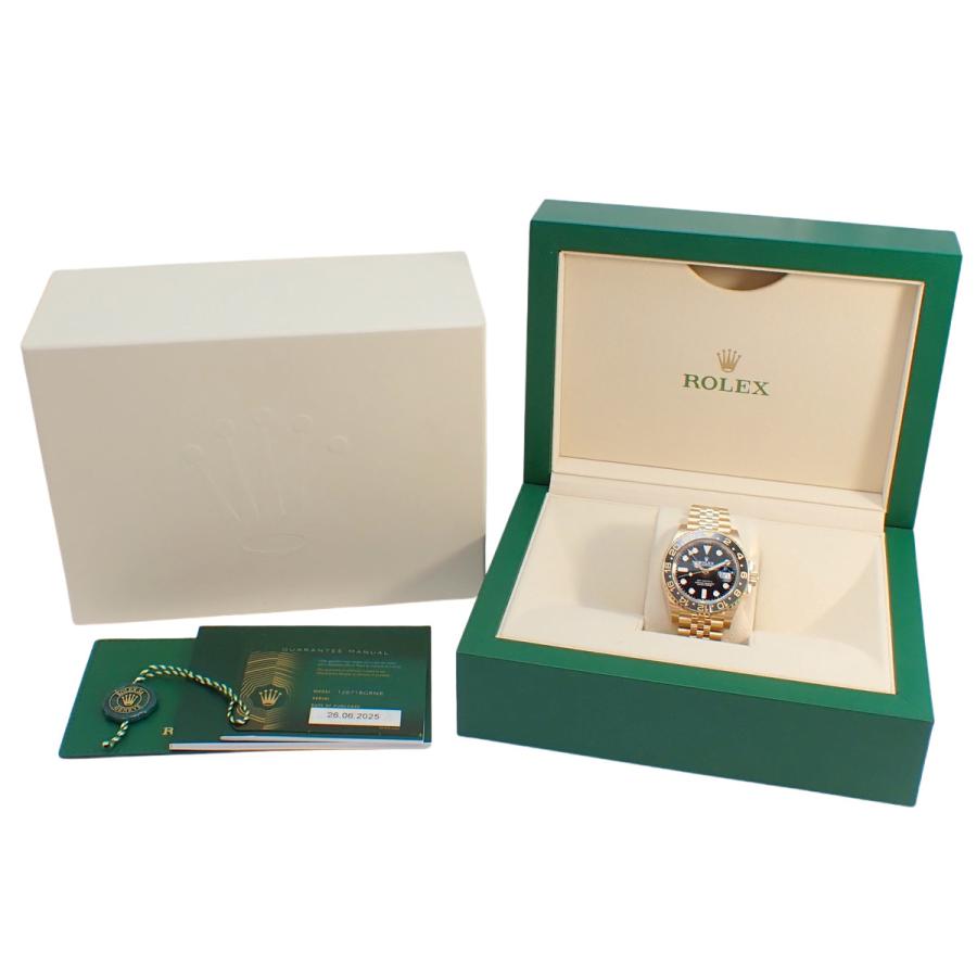 【2025年保証書付】ロレックス GMTマスター 2 126718GRNR YG ランダム番 ブラック 自動巻き メンズ 40803003172【中古】【アラモード】 | ROLEX | 06