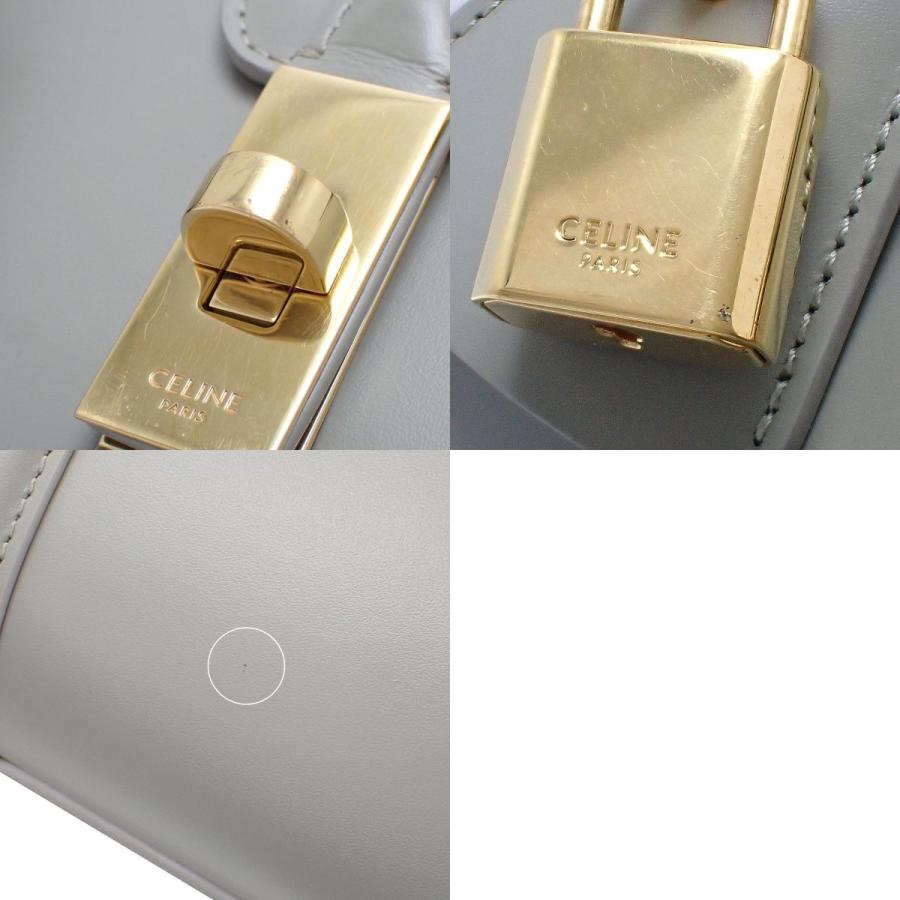 CELINE(セリーヌ) スモール 16セーズ ハンドバッグ 2WAY ショルダー 斜め掛け カーフ グレージュ ゴールド金具 40803003276【アラモード】 | CELINE | 07