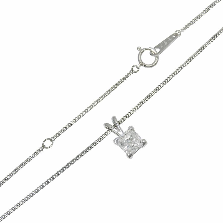D1.07 1粒ダイヤモンドネックレス プラチナ Pt850 4.5g 1PD レディース 40806000136【中古】【アラモード】_3