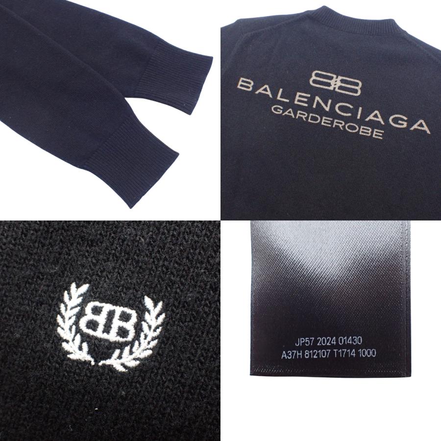 BALENCIAGA ブラックニットセーター 楽天市場】BALENCIAGA バレンシアガ セーター メンズ ニット クルー
