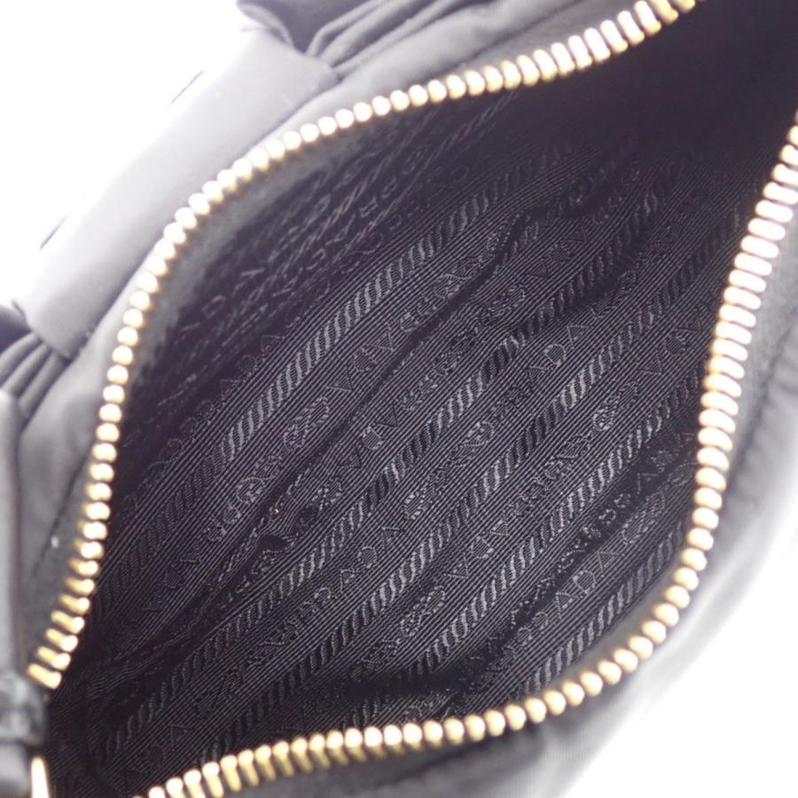 PRADA（プラダ） Re-Nylon × ナッパレザーレザー リボン ミニ