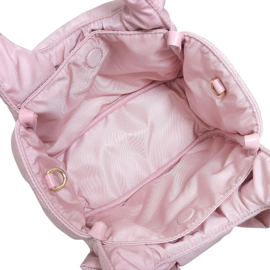 PRADA（プラダ） リボン付 パデッドRe-Nylon ミニバッグ ハンドバッグ