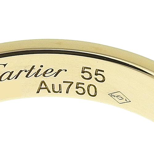 CARTIER(カルティエ) ミニ ラブリング K18 イエローゴールド YG 指輪 ジュエリー 15(55)号 レディース 40900045792【アラモード】｜alamode888｜04