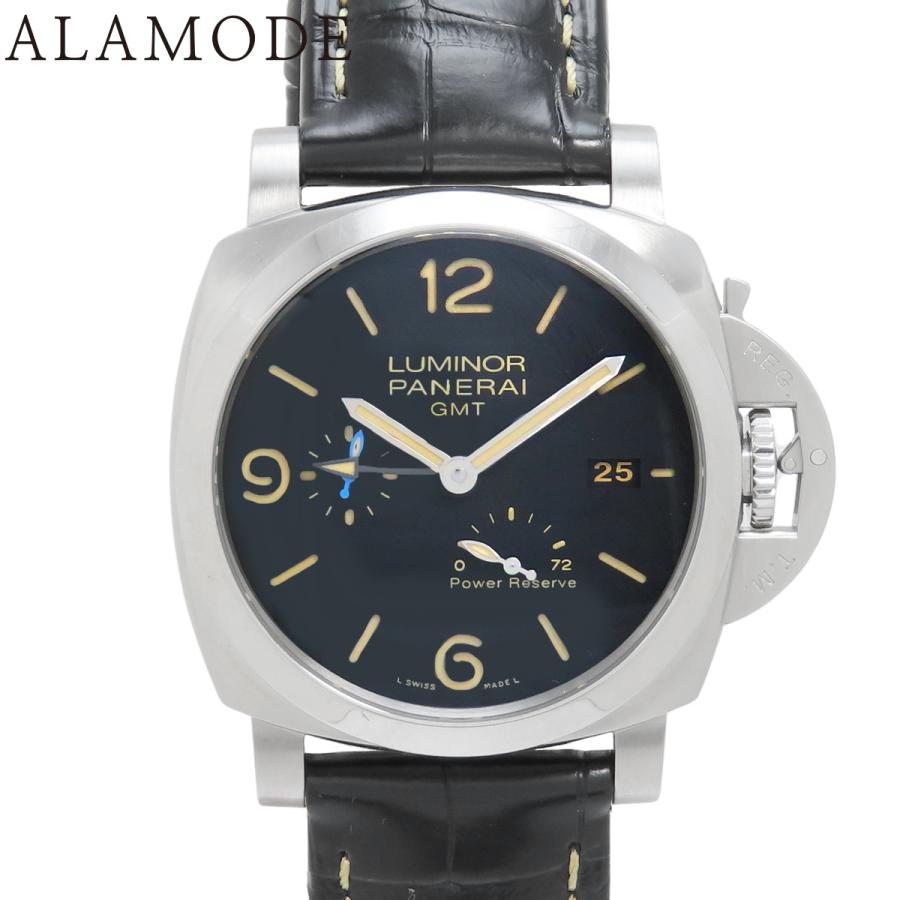 保証書付】パネライ ルミノール GMT パワーリザーブ PAM01321 SS 自動 