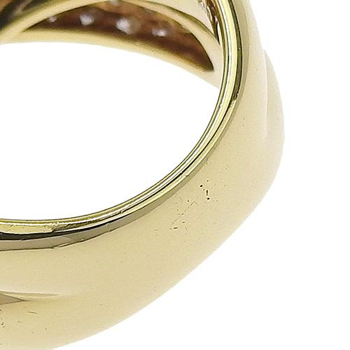 Ponte Vecchio（ポンテヴェキオ） パヴェダイヤ クロス リング K18YG