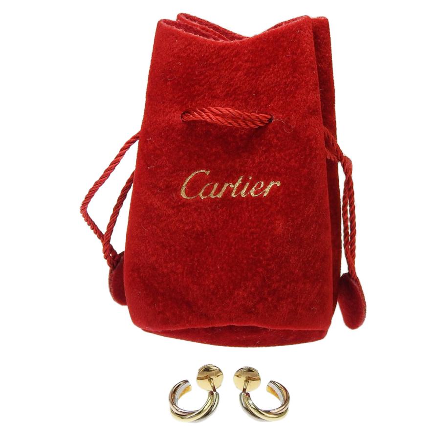 【ayamさま専用】Cartier トリニティ イアリング Cartier カルティエ トリニティ イヤリング B8301540 K18 イエロー
