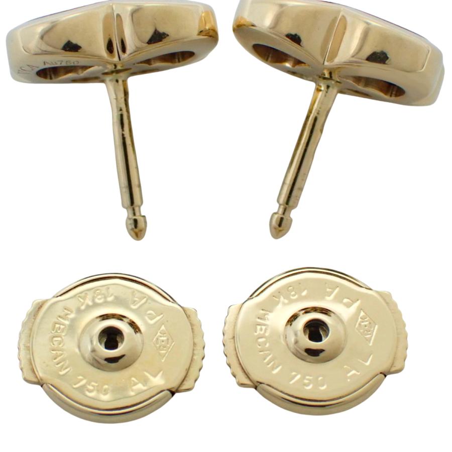 ヴァンクリーフ＆アーペル ピュア アルハンブラ ピアス オニキス