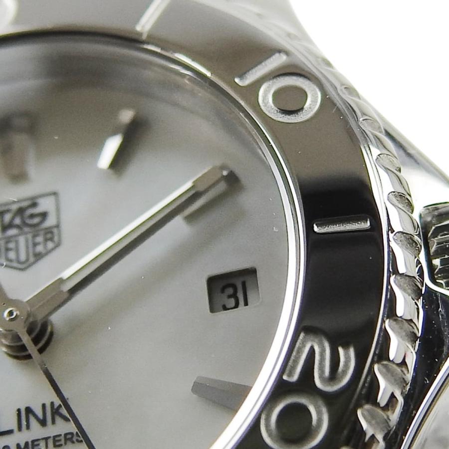 タグホイヤー リンク デイト WJ1313-0 SS シェル文字盤 ホワイト