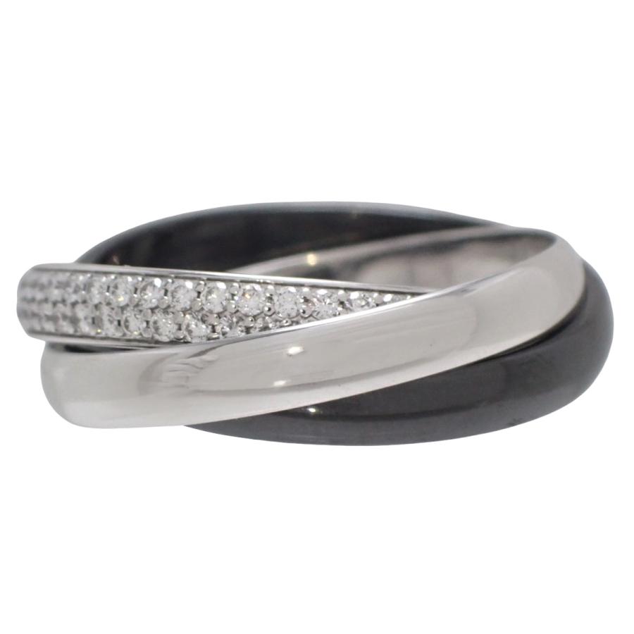 【即日発送、匿名配送】カルティエ　トリニティリング　スモール SM54(14号) カルティエトリニティリング #54 レディース リング・指輪 14号