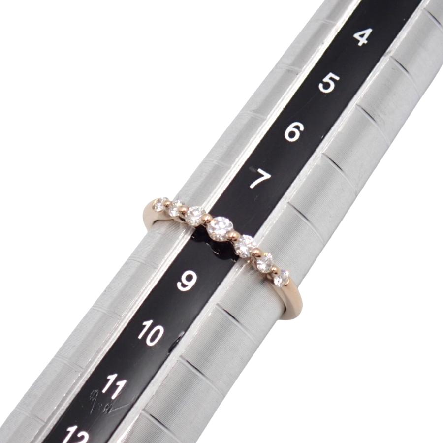 【美品】4℃ K18ダイヤモンドリング 4℃(ヨンドシー) D0.20 ダイヤモンド リング ピンクゴールド K18PG 8(48