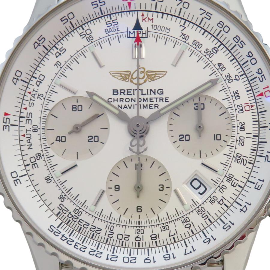 ブライトリング（BREITLING） ナビタイマー A23322 SS ホワイト 自動 