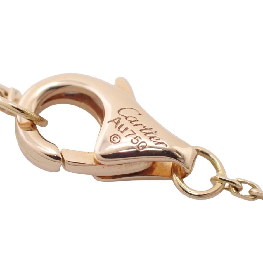 CARTIER(カルティエ) ベビートリニティ ネックレス ピンクサファイア K18YG WG PG 3.0g ピンクゴールド 41100102366【中古】【アラモード】_4