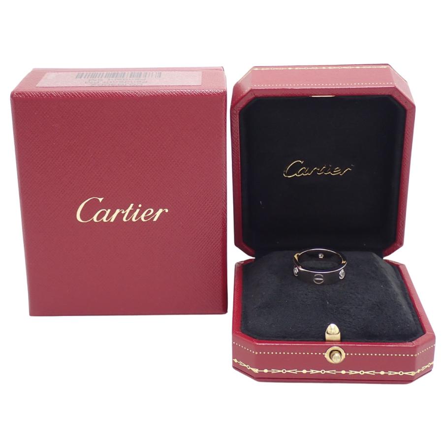 CARTIER(カルティエ) ラブコレクション LOVEリング クラシックモデル ダイヤモンド K18WG 52 9.2g ラブリング 41100104506【アラモード】_6