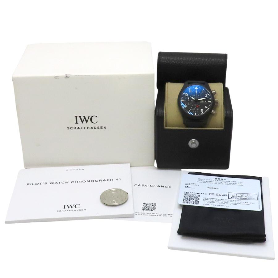 【2024年保証書付】IWC パイロットウォッチ トップガン IW389401 CE/ラバー ブラック 自動巻き メンズ 41100104572【中古】【アラモード】 | IWC SCHAFFHAUSEN | 08